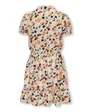 KOGLIZZY S/S TIE STRING DRESS AOP CS