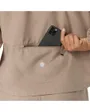 Veste à capuche Femme NAGINO RUN ADJUSTABLE JACKET Beige