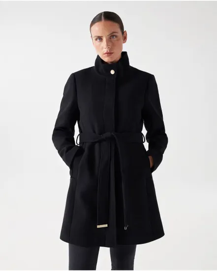 Manteau Femme THE REIMAGINED WOOL COAT Noir