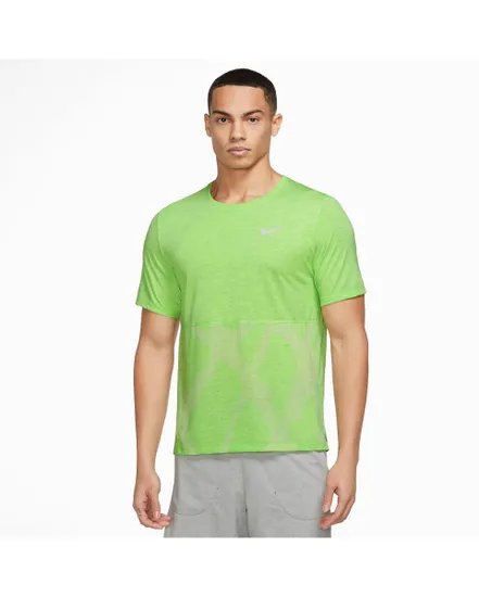 T-shirt manches courtes Homme M NK DF RUN DVN CORE SS TOP Vert