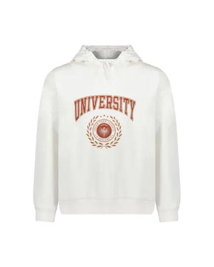 Sweatshirt à capuche manches longues Enfant UNIVERSITY FL G Blanc