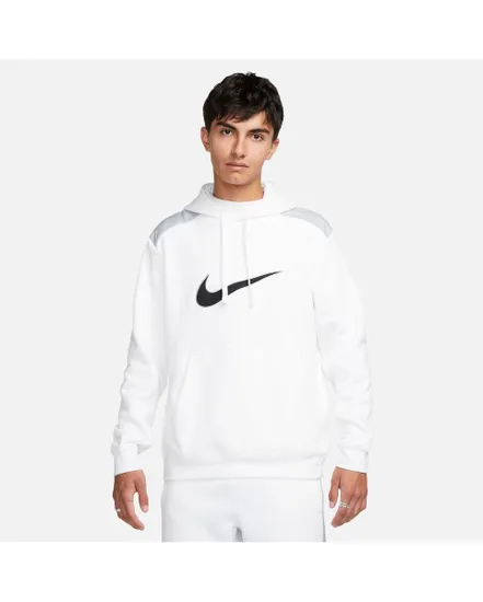 Sweat à capuche Homme M NSW SP FLC HOODIE BB Blanc