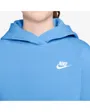 Sweat à capuche Garçon K NSW CLUB FLC HDY LBR Bleu