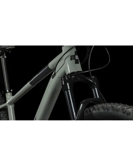 VTT semi rigide Unisexe ATTENTION Gris/Noir