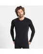 T-shirt manches longues et col rond Homme PERFORMANCE WARM ECO Noir