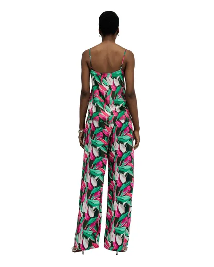 Top Femme Bretelles Ajustables Broderie Floral