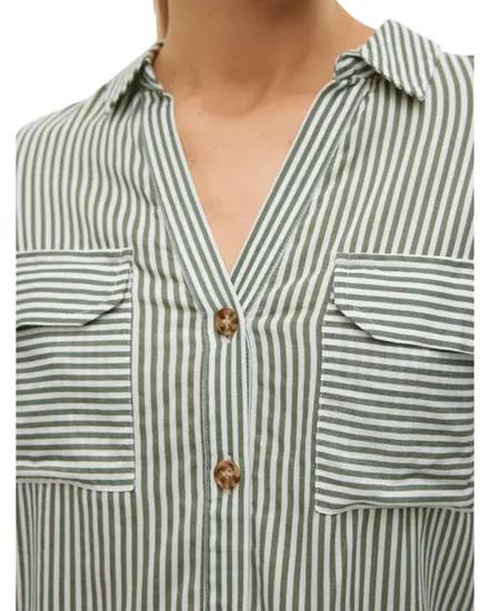 Chemise Femme VMBUMPY L/S Shirt New Wvn Noos