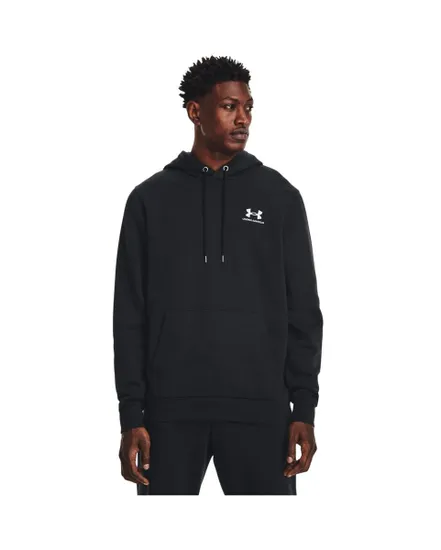 Sweat à capuche Homme UA ESSENTIAL FLEECE HOODIE Noir