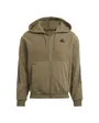 Sweat zip Unisexe M FI 3S FZ Q4 Marron