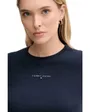 T-shirt col rond Femme REG LINEAR SS TEE Bleu Marine