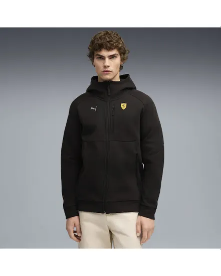 Veste zip à capuche Homme FERRARI PUMATECH FZ Noir