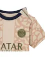 Ensemble de football Enfant PSG I NK DF KIT 4TH Beige