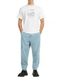 Pantalon Homme Pleated Chino Denim Relaxed Tapered