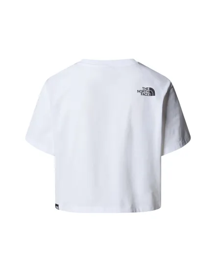 T-shirt Femme W SIMPLE DOME CROPPED SLIM TEE Blanc