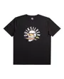 T-shirt manches courtes Homme QS ROCKIN SKULL SS Noir