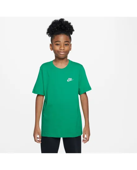 T-shirt Enfant plus agé K NSW TEE EMB FUTURA LBR Vert