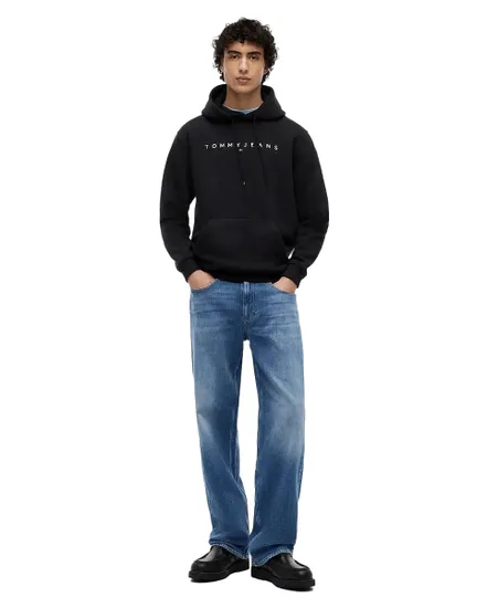 Sweat à Capuche Homme Tommy Jeans Logo Linéaire