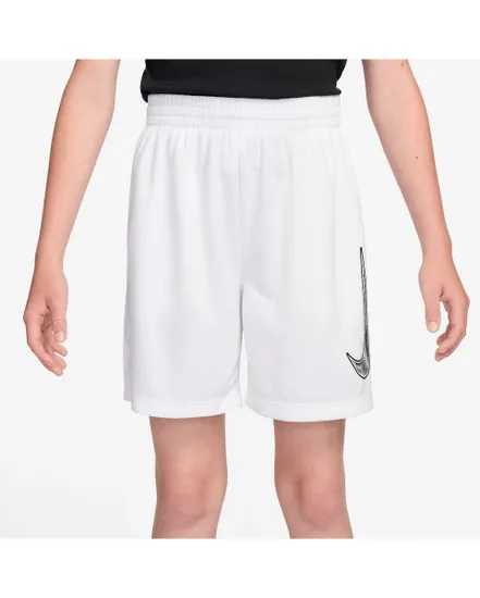 Short Enfant plus agé B NK DF MULTI SHORT HBR Blanc