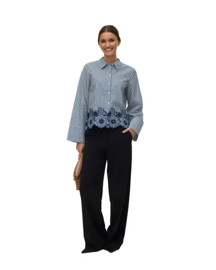 Chemise Femme VMMARY LS SHIRT WVN GA