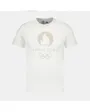 TEE-SHIRT GRAPHIQUE HOMME PARIS 2024 Blanc
