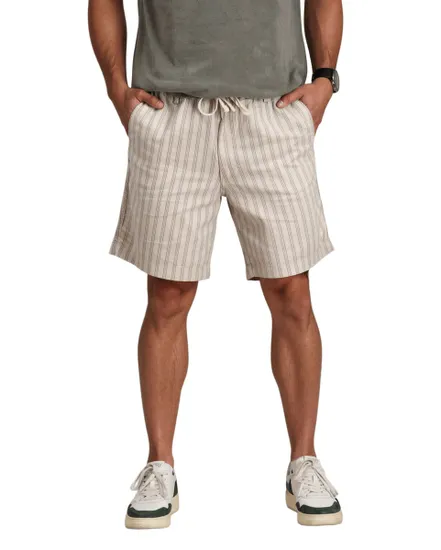 Short Homme Jpstjaiden Bondi Linen Stripe Short Reg