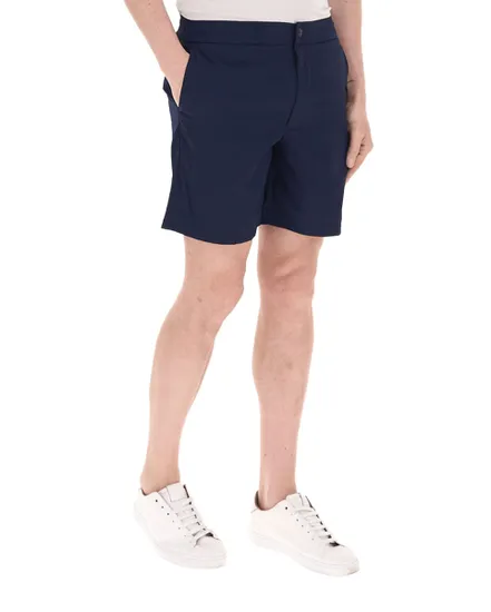 Short Homme Seersucker Droite Ceinture Élastique