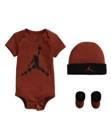 Set bébé JHN JUMPMAN HAT BDYST BOOTIE Rouge