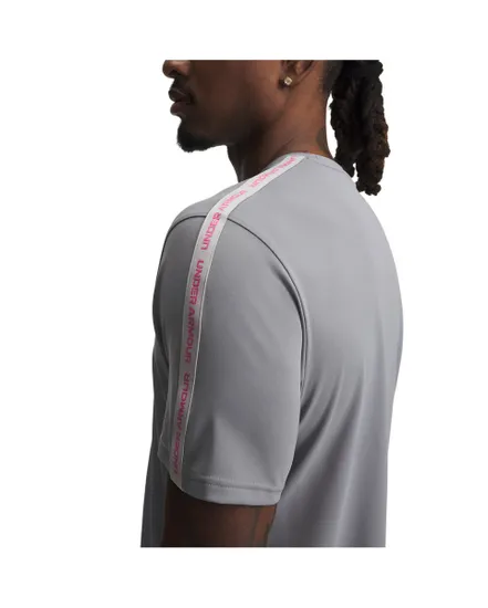 T-shirt Homme UA TECH TAPING SS Gris