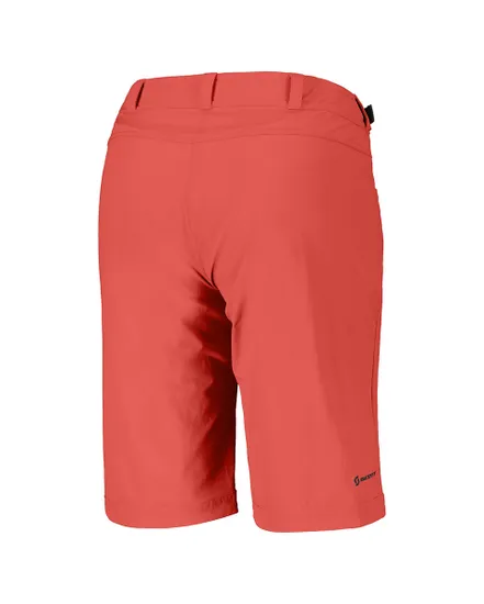 Short Femme TRAIL FLOW AVEC PAD Rouge clair