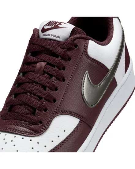 Chaussures Femme W NIKE COURT VISION LO NN MET Bordeaux