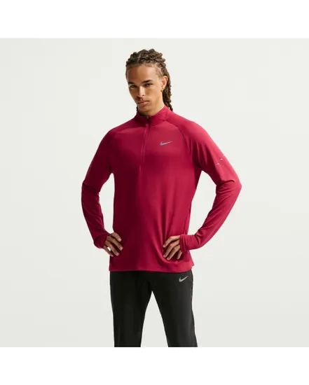 Haut d'entrainement Homme M NK DF STRIDE HZ MIDLAYER Rouge