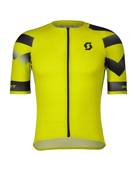 Maillot manches courtes Homme RC PREMIUM CLIMBER Jaune/Noir