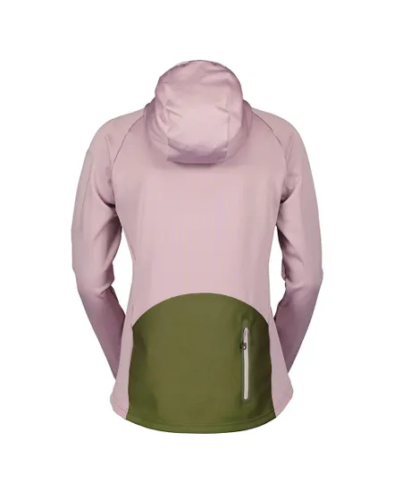 Sweat à capuche polaire Femme TRAIL STORM Rose