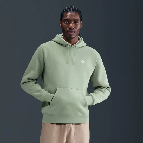 Sweat à capuche Homme M NK CLUB BB PO HOODIE Vert