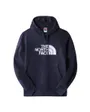 Sweat à capuche manches longues Homme M DREW PEAK PULLOVER HOODIE - EU Bleu