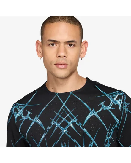 T-shirt Homme M NK DFADV AROSWFT SS AOP Noir