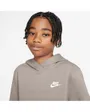 Sweat à capuche Garçon K NSW CLUB FLC HDY LBR Beige