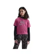 T-shirt Fille G NSW TEE BOXY ANIMAL PRINT Rose