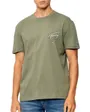 T-shirt col rond Homme REG SIGN CITY TEE EXT Vert Sauge