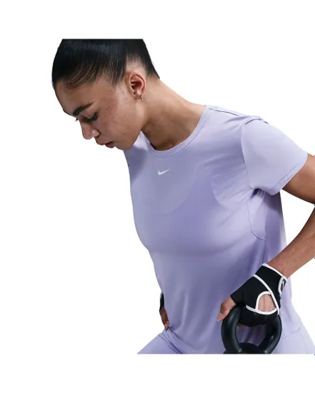 T-shirt Femme W NK ONE CLASSIC DF SS TOP WT Violet