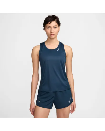 Débardeur Femme W NK FAST DF TANK Bleu