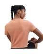 T-shirt Femme W NK ONE CLSC DF TWST SS TP WT Orange