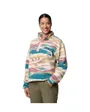 Veste Polaire Femme HELVETIA II PRINTED CROPPED HALF SNAP Multicolore