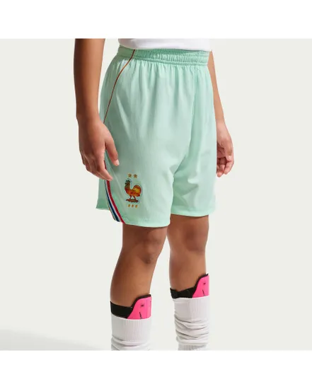 Short de football Enfant plus agé FFF Y NK DF SHORT STAD AW Bleu