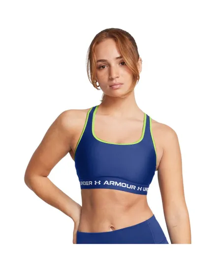 Brassière Femme CROSSBACK MID BRA Bleu