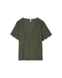 Top Femme V Bala S S V Neck Top Wvn Btq