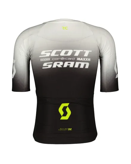 Maillot manches courtes Homme RC SCOTT-SRAM AERO Noir/Blanc