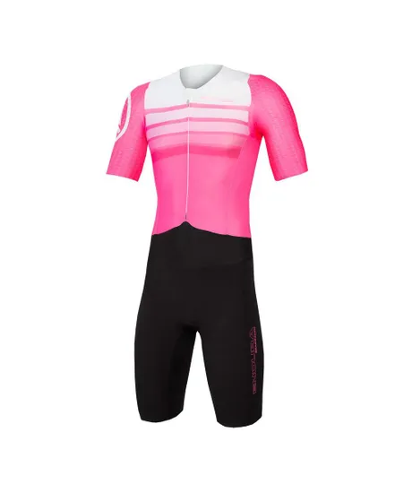 Combinaison Triathlon Homme QDC D2Z AVEC SOUS-SHORT Rose