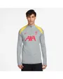 Haut zip Homme LFC M NK DF STRK DRILL TOP K3R Gris