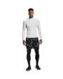 T-shirt ML Homme UA CG ARMOUR COMP MOCK Blanc